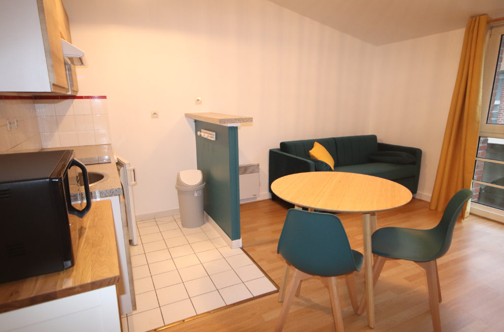 Studio MEUBLÉ de 29m², rue Barthélèmy Delespaul – LILLE