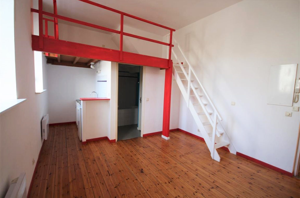 Studio mezzanine de 30 m², rue Gantois – WAZEMMES