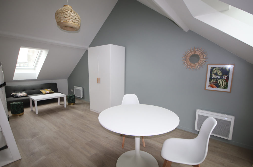 Studio de 41.08 m² avec mise à disposition du mobilier, rue Destailleurs – CHU