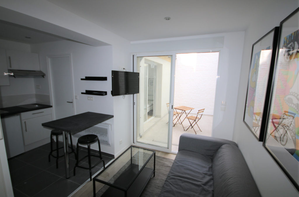 T2 de 25.13 m², rue Jeanne d&rsquo;Arc avec mise à disposition du mobilier- JB LEBAS