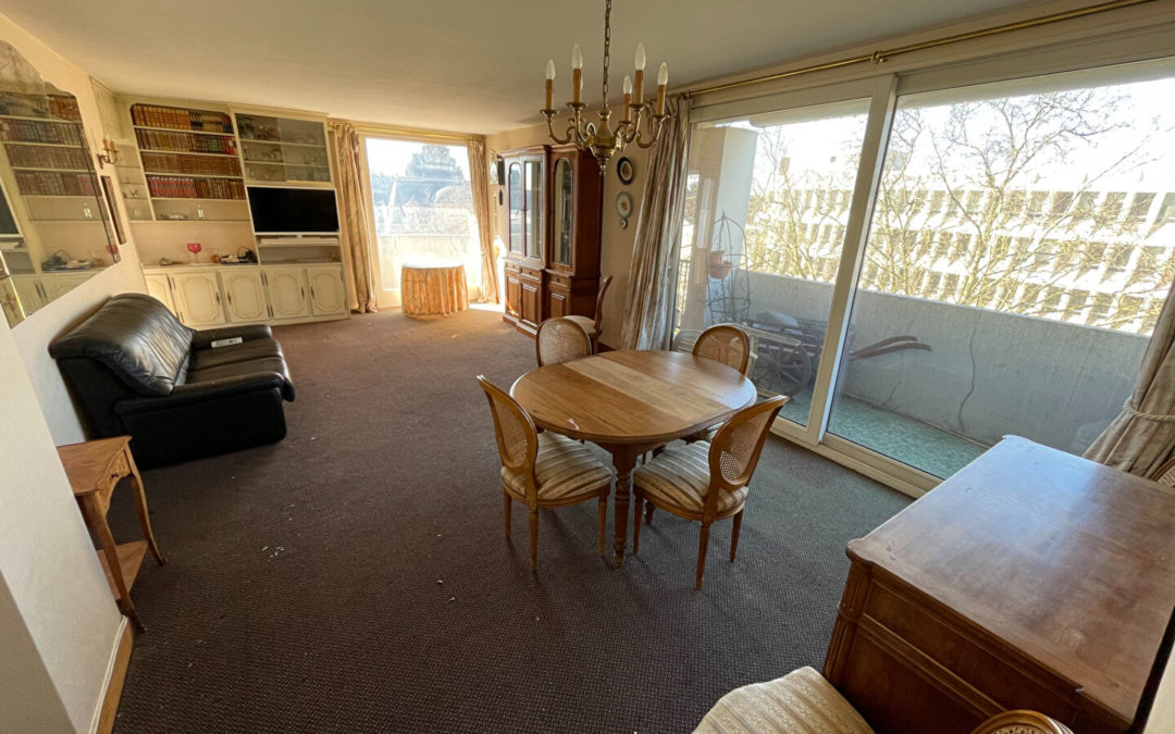 Appartement de 110 m² – PORTE DE PARIS – Emplacement rare et vue exceptionnelle