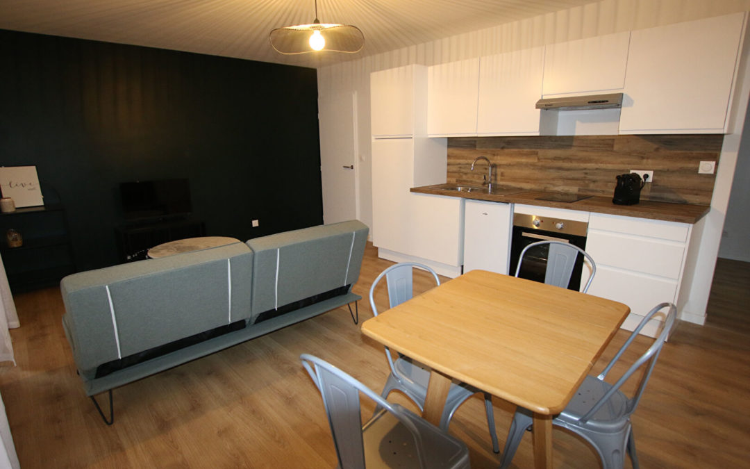 T1 bis rénové de 37.52 m² avec mise à disposition du mobilier, rue Hegel – Euratechnologie