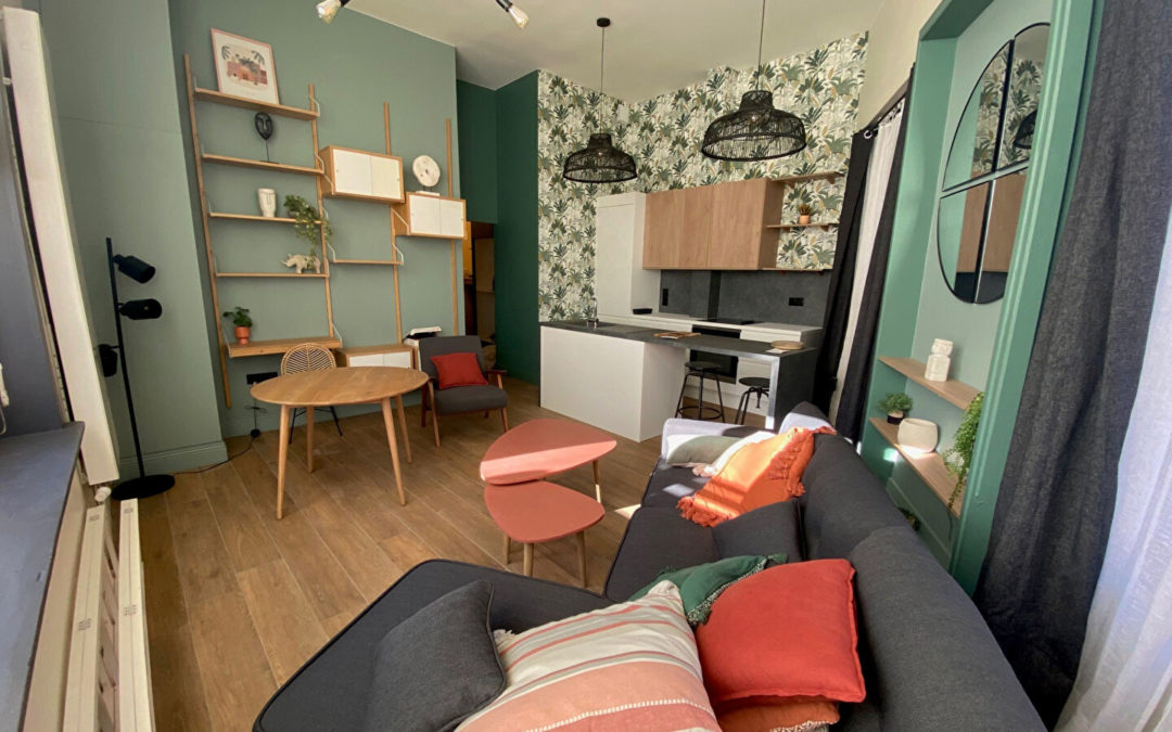T2 bis MEUBLÉ de 93.35 m², rue Eugène Jacquet, CAULIER