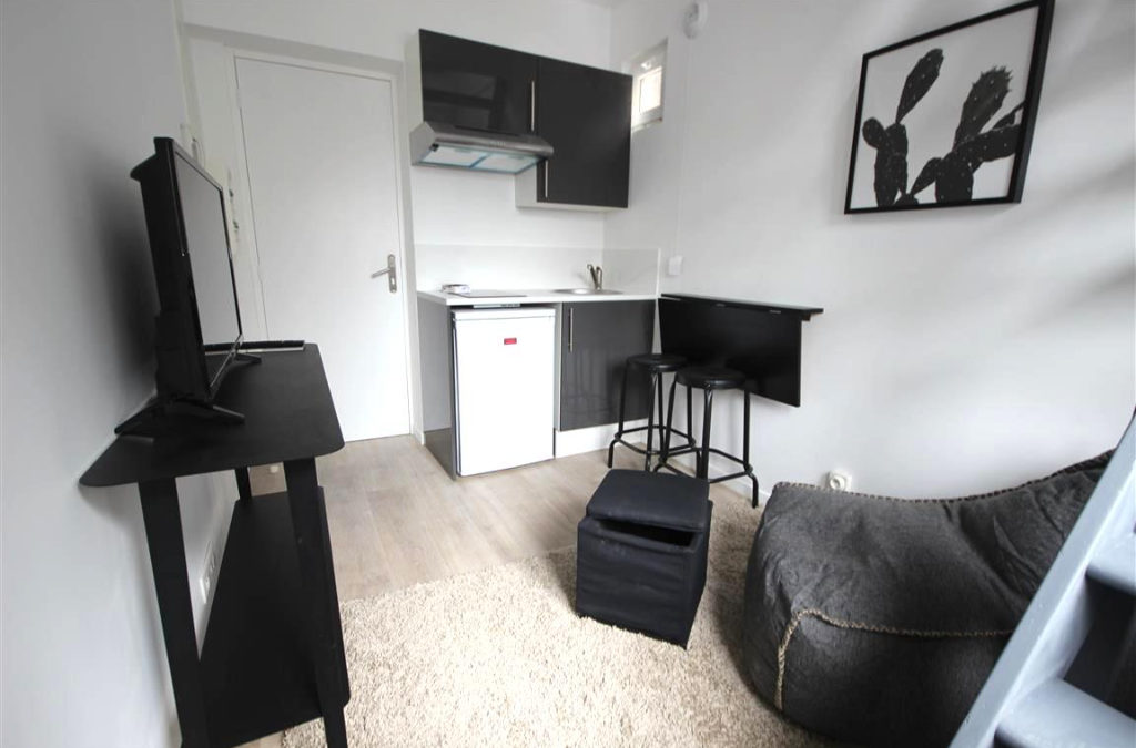 T1 bis avec mise à disposition de mobilier, rue Jeanne d&rsquo;Arc, JB Lebas