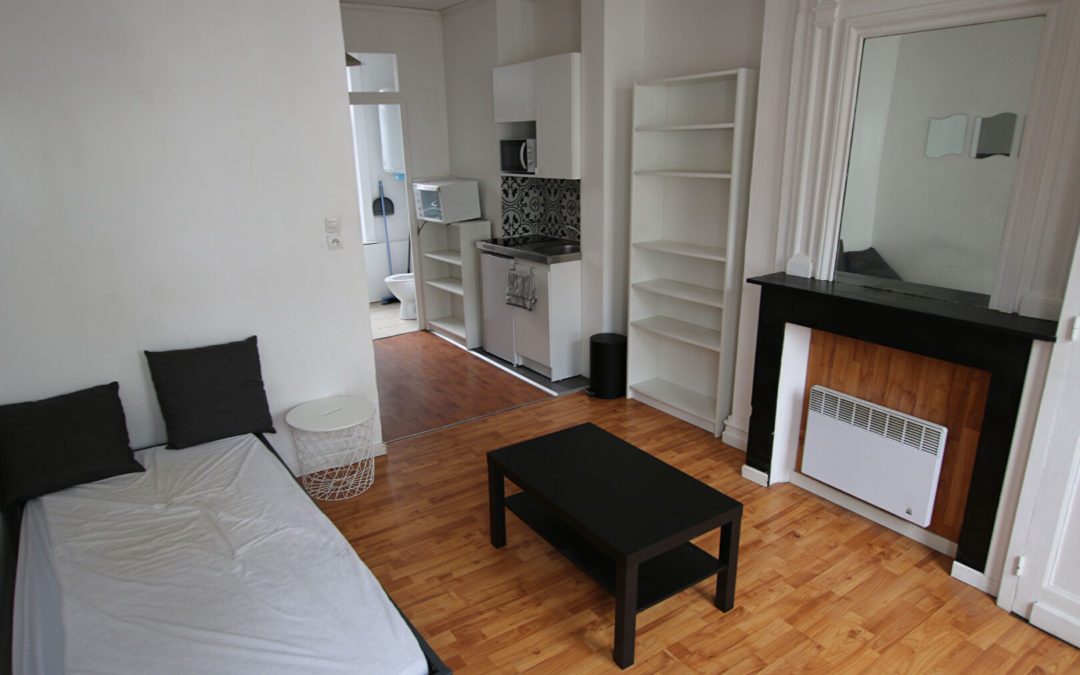 Studio MEUBLÉ de 22.7 m², rue Boucher de Perthes – Place de Strasbourg