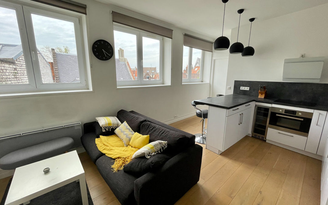 A VENDRE – Type 2 meublé emplacement exceptionnel – VIEUX LILLE – GRAND&rsquo;PLACE