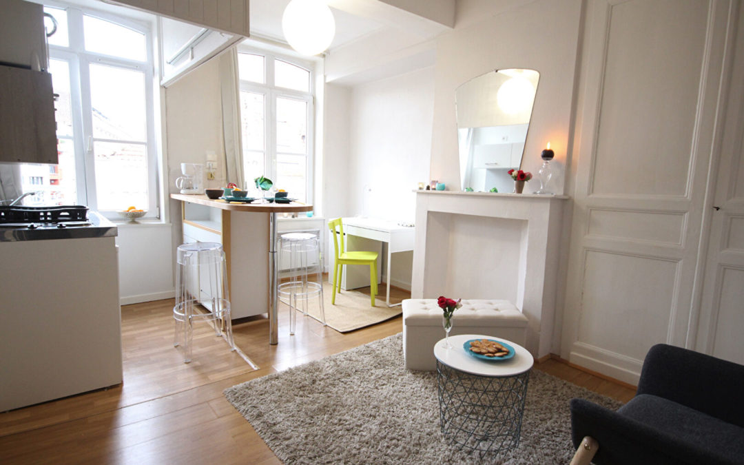 T2 MEUBLÉ  de 24.54 m2, rue de Saint-André – Vieux Lille