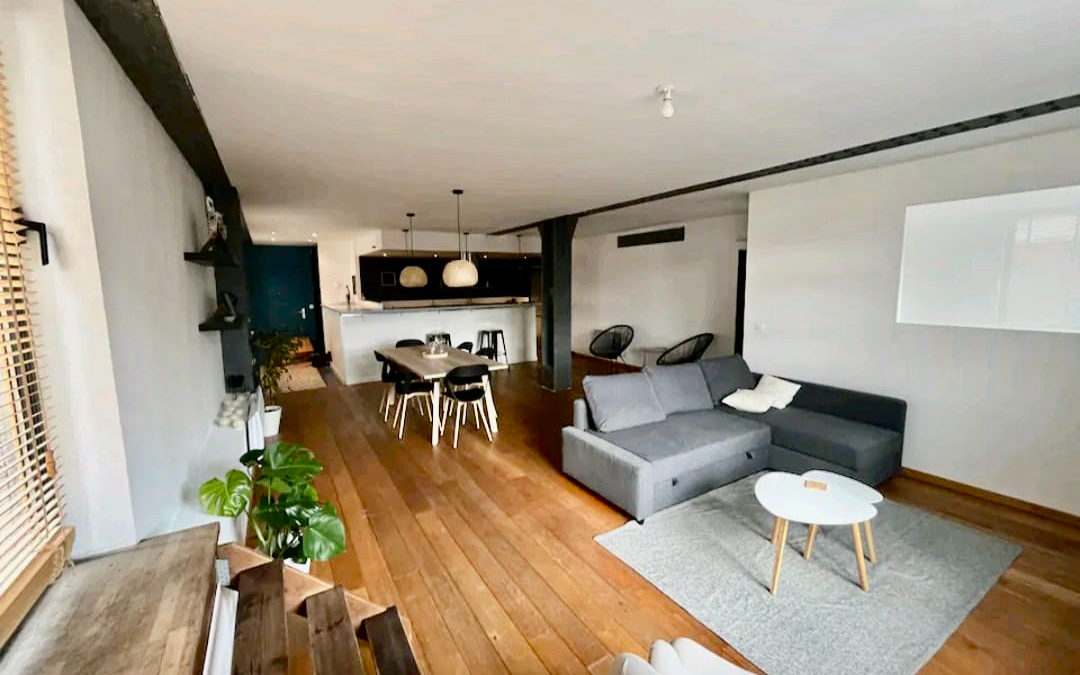SPLENDIDE LOFT – 110M2 + PARKING & TERRASSE / HELLEMMES