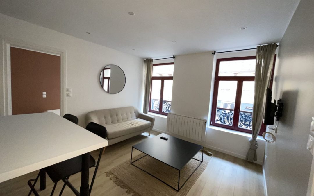 Beau T3 avec meubles à disposition entièrement rénové – Lille Centre !