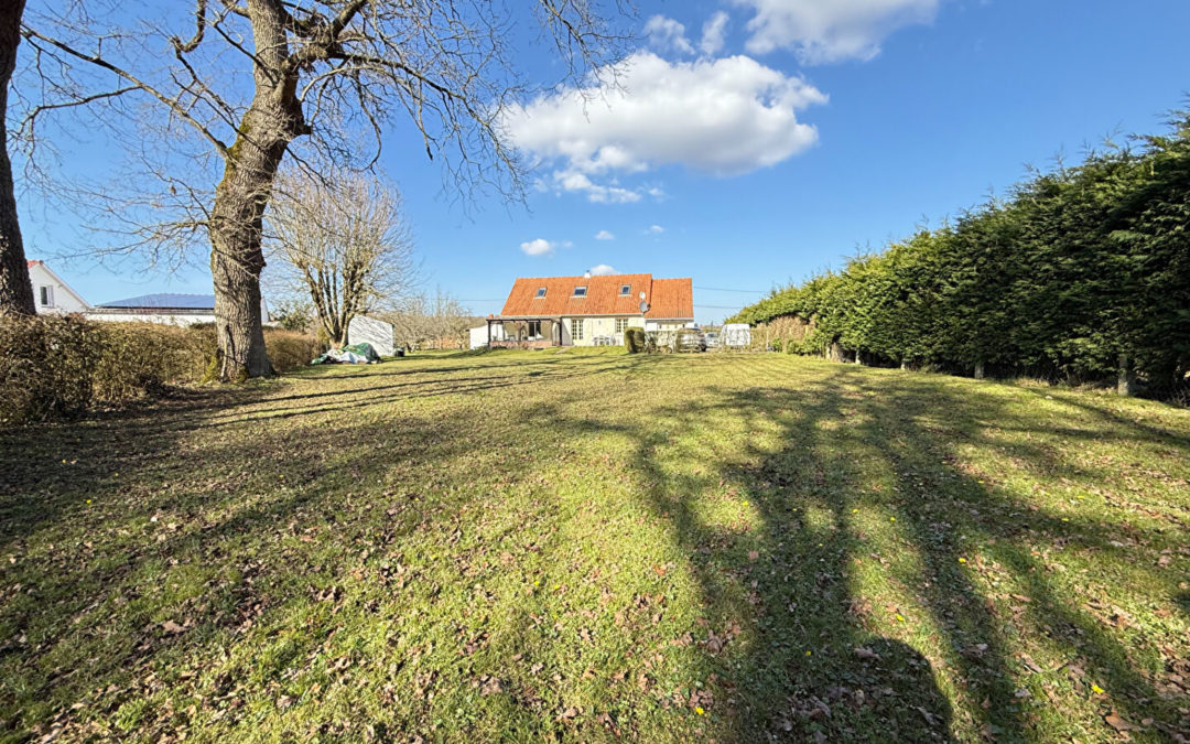 À VENDRE – Maison individuelle à SAINT AUBIN, entre Montreuil-sur-Mer et les plages de la Côte d’Opale