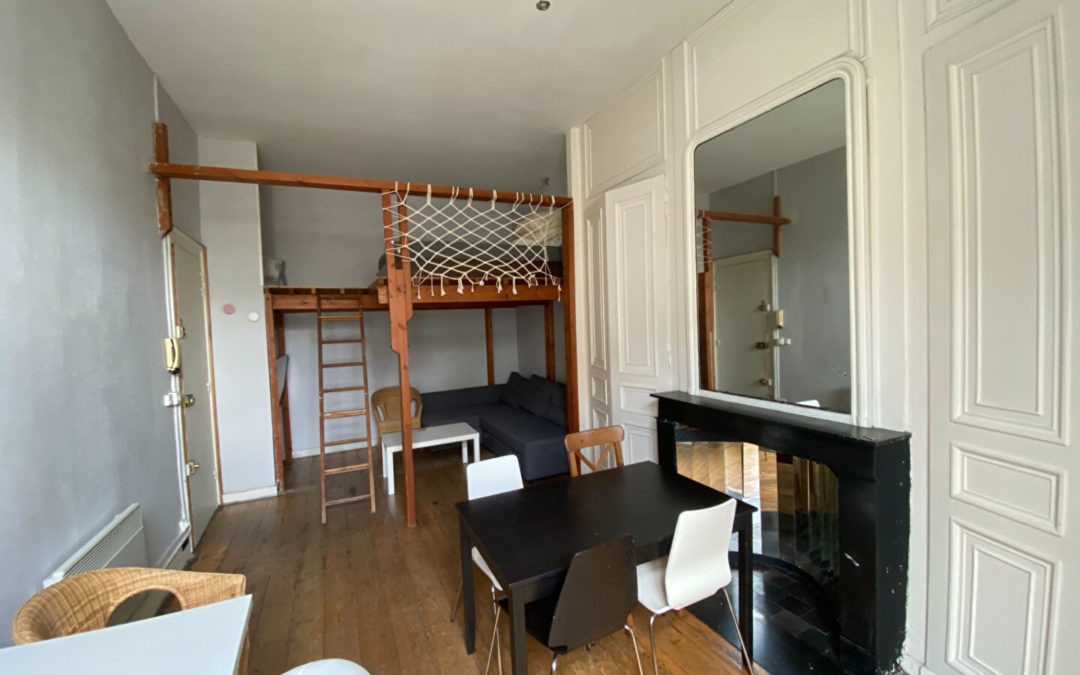 Studio MEUBLE de 31.06 m², rue de Puébla – Républiques Beaux Arts