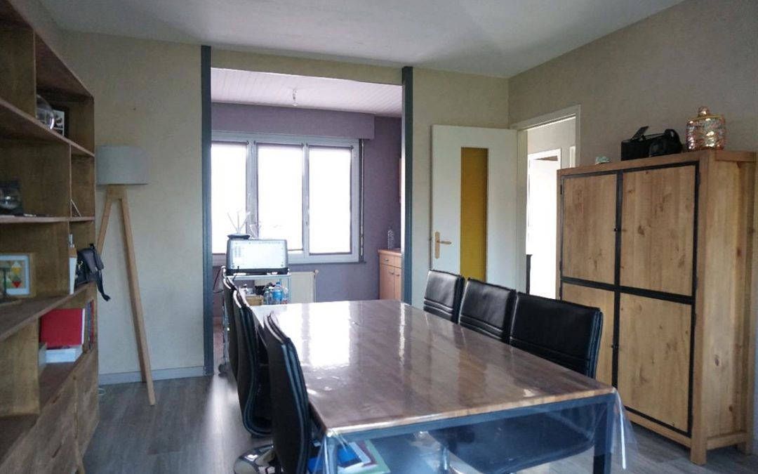 Maison T3 de 61.42 m² située rue de la Feterie à Radinghem en Weppes.