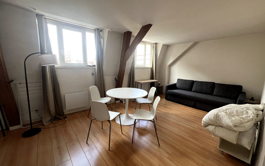 Studio meublé situé Rue des Tanneurs, dans l’hypercentre de Lille