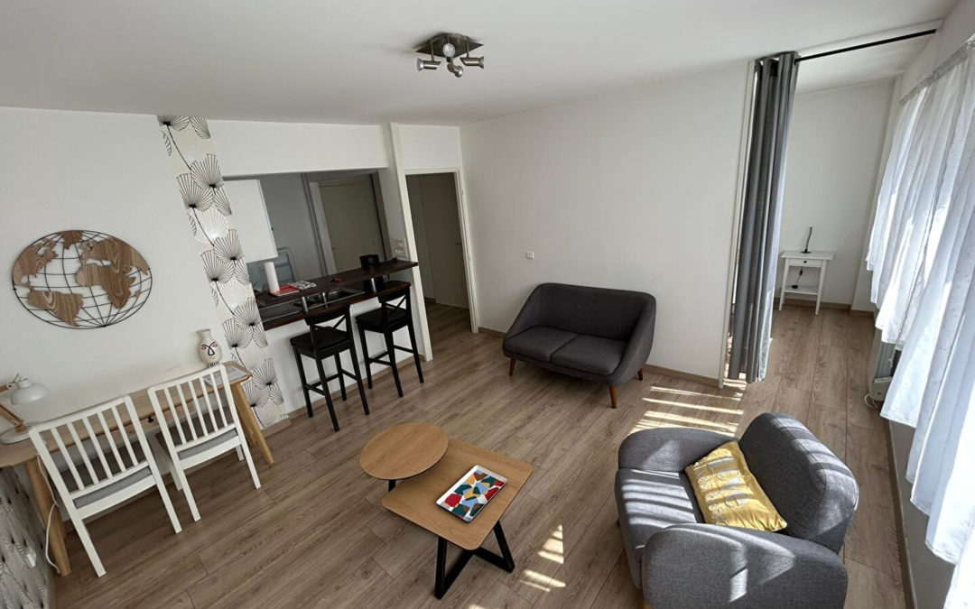 T2 meublé de 37,04 m², rue de la Halle