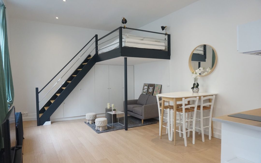 Superbe studio meublé situé rue Patou à Lille.