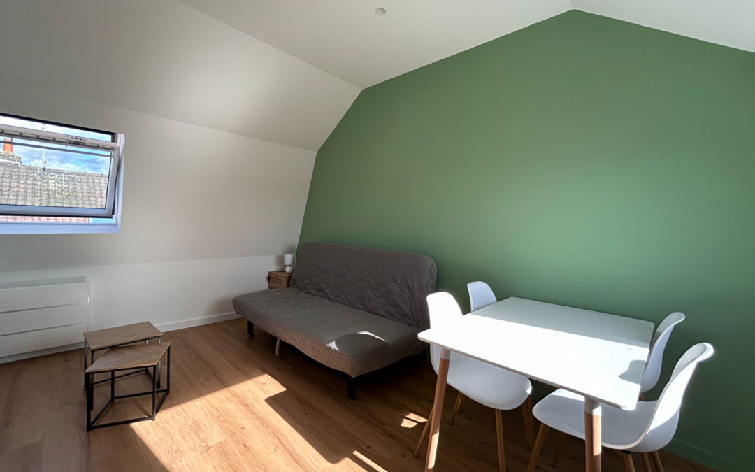 SUPERBE STUDIO MEUBLE situé rue Gabrielle Bouveur – A DEUX PAS DU METRO / Lambersart