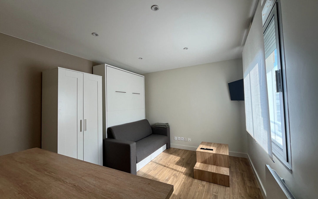 Très beau Studio de 18m2 refait à neuf situé rue Colson – Quartier Vauban / National