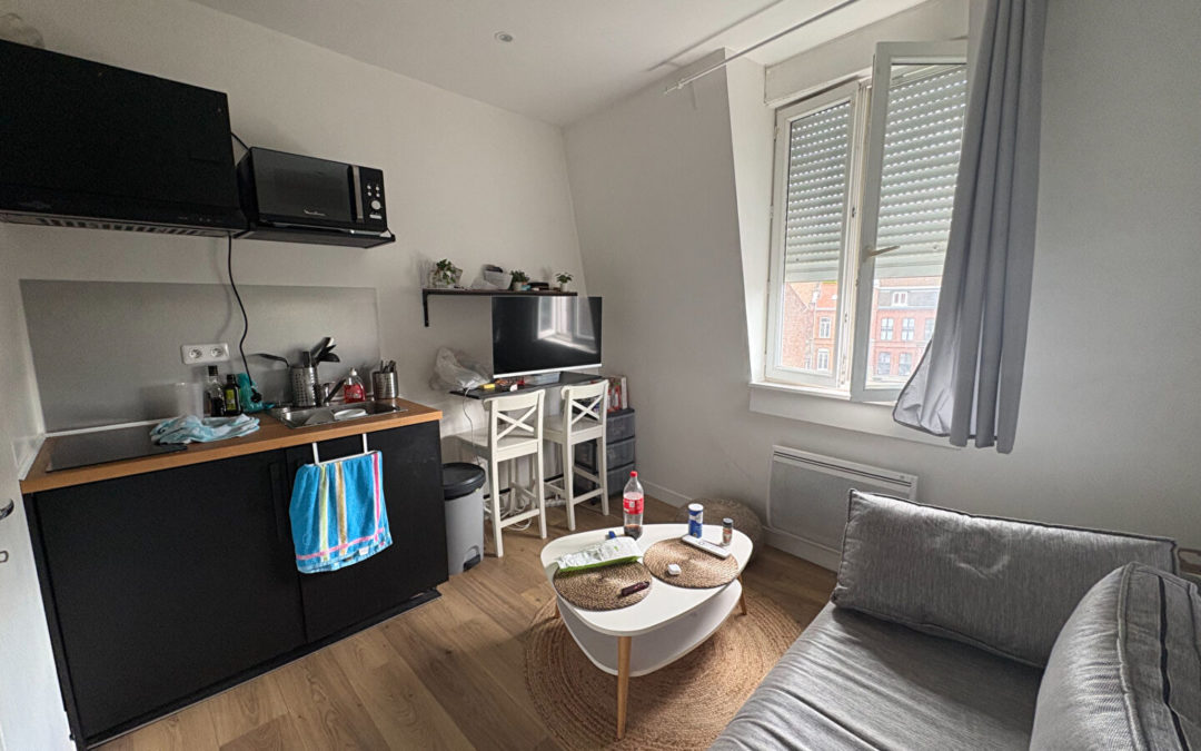 Á LOUER Studio MEUBLÉ de 15m2, Rue de la Bassée, LILLE