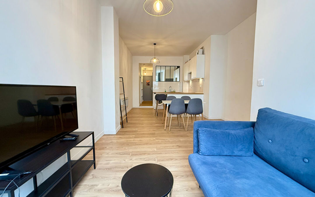 T2 MEUBLÉ de 46.67m², rue Chevreul