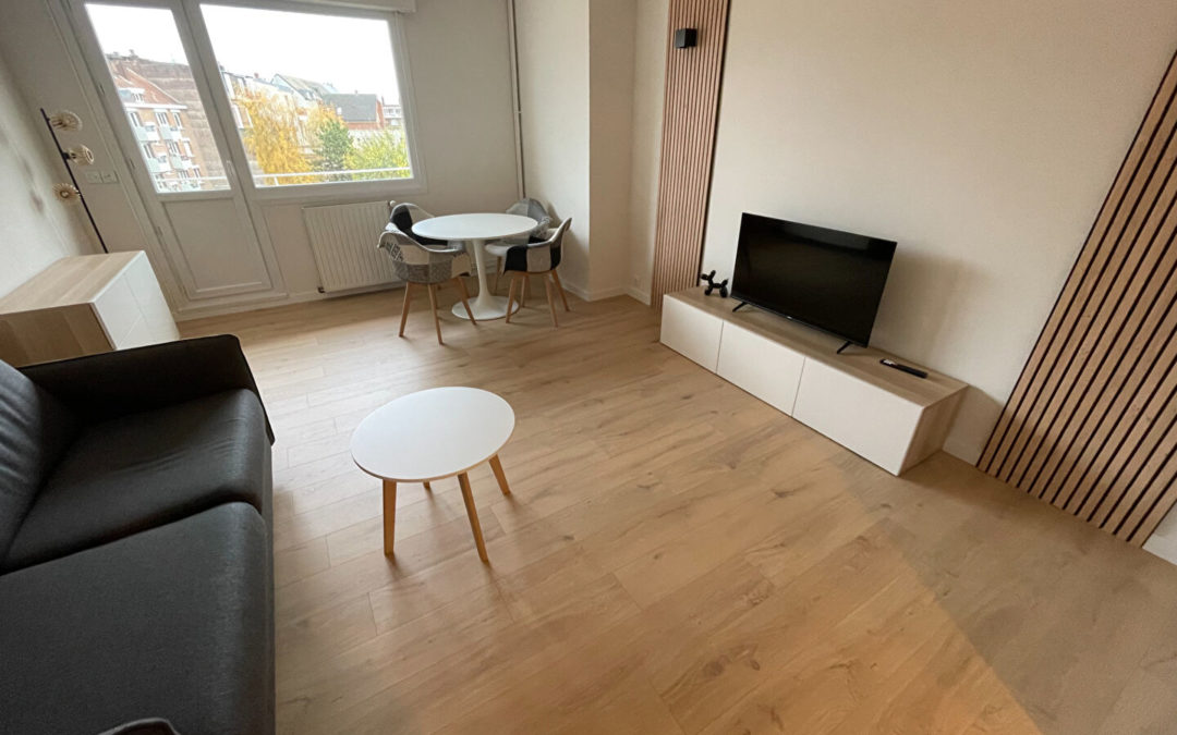 À LOUER – T3 MEUBLÉ rénové de 80 m², Boulevard Vauban, Lille