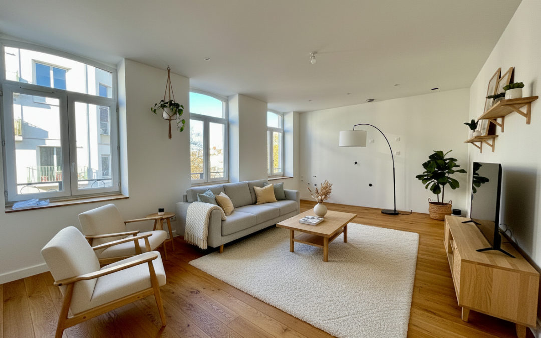 APPARTEMENT 4 CHAMBRES EN DERNIER ETAGE – JB LEBAS