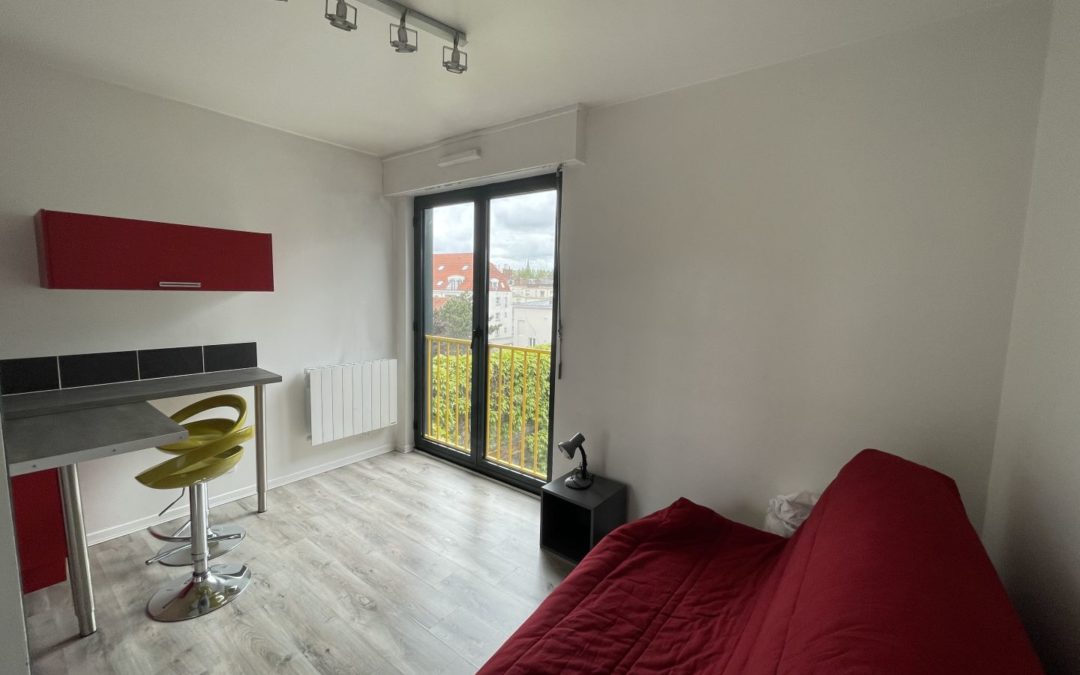 Studio meublé situé rue Colson à Lille, quartier Vauban.