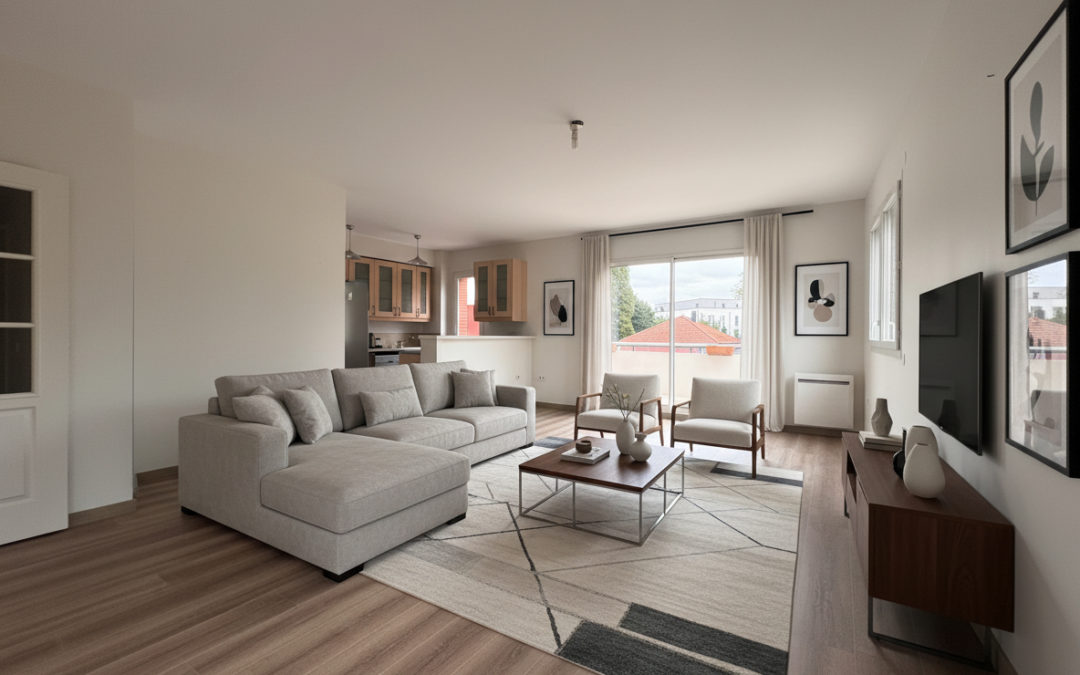 APPARTEMENT T4 AVEC TERRASSE ET PARKING – ROUGES BARRES