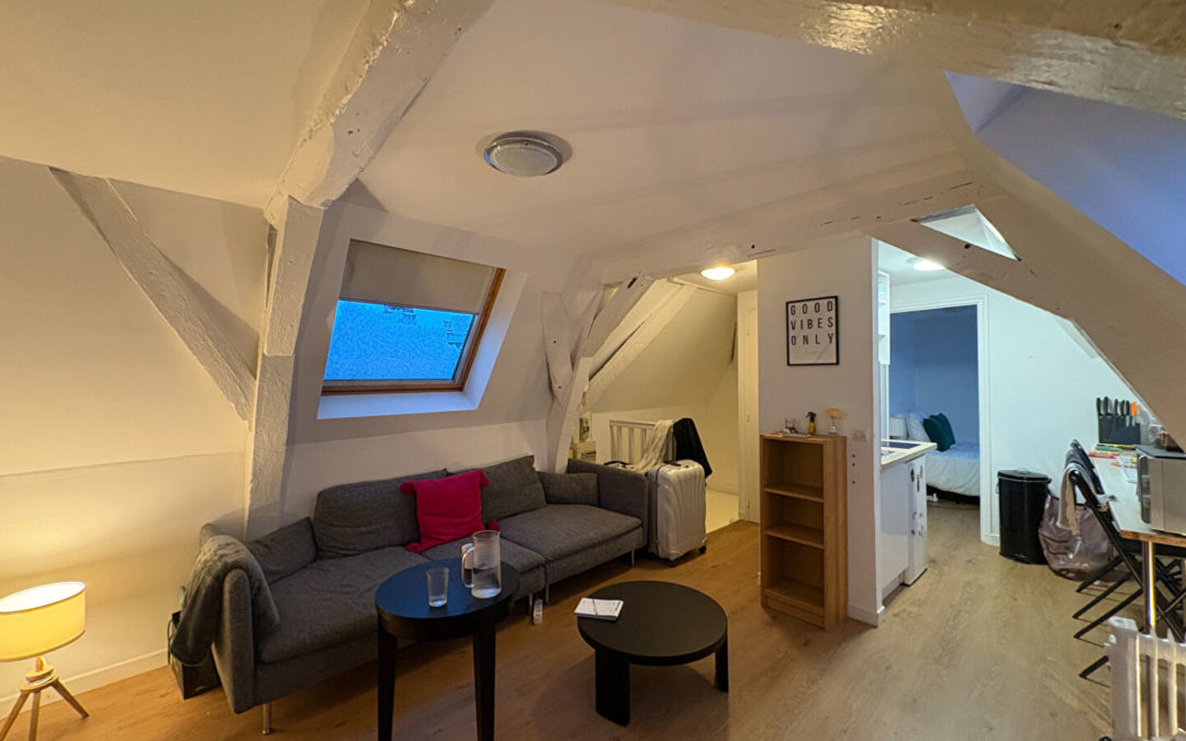 T1 bis meublé de 23.98m² situé rue Lepelletier