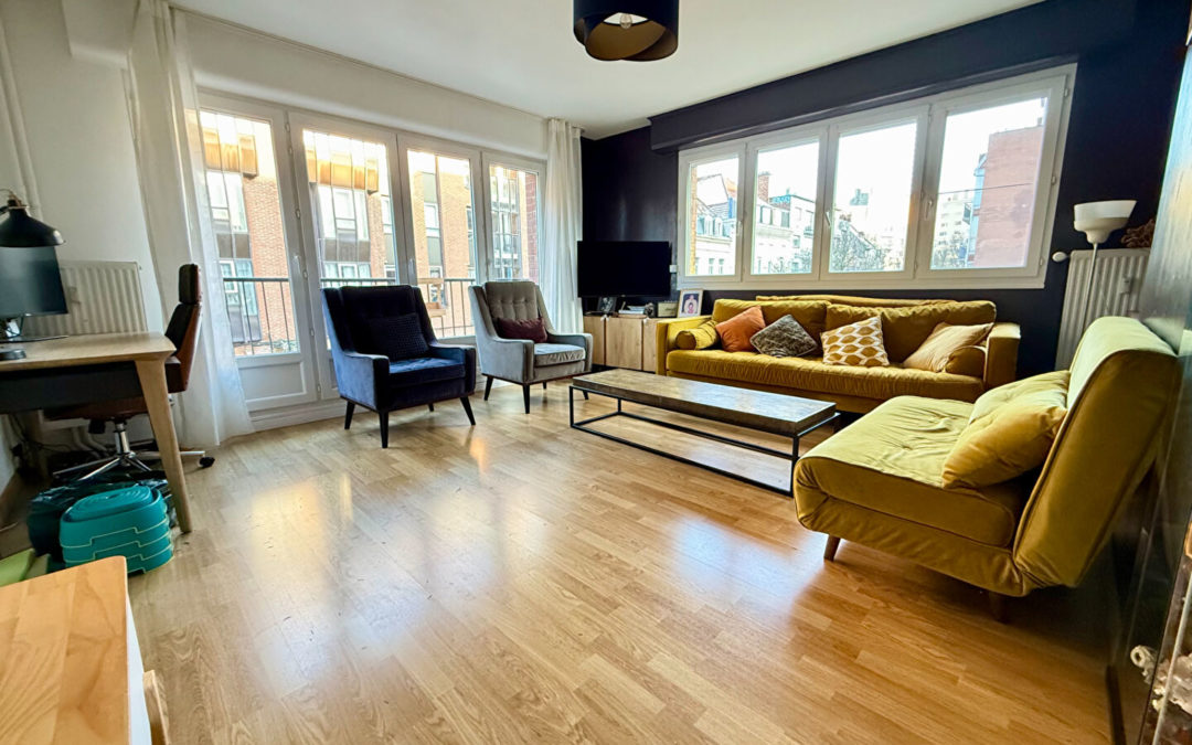 HYPER CENTRE DE LILLE – T3 en excellent état – Rue piétonne