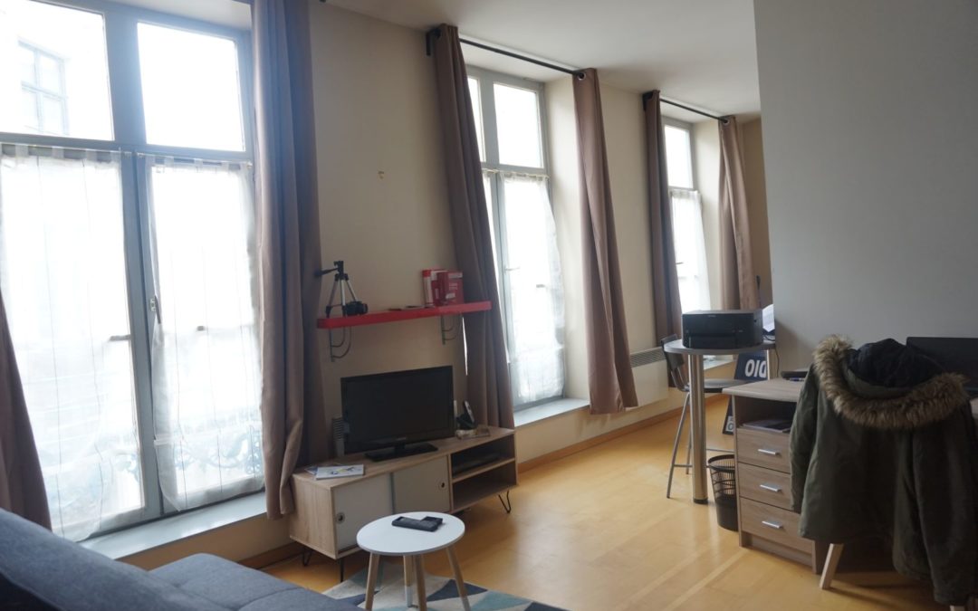 À LOUER – Studio NON MEUBLÉ de 30 m², Rue Bartholomé Masurel, VIEUX-LILLE