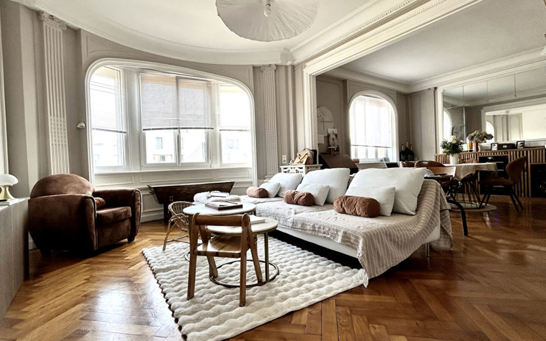 APPARTEMENT T4 HAUSSMANIEN DE 116M2 AVEC TERRASSE ET CAVE – BARBIEUX / ALFRED MONGY