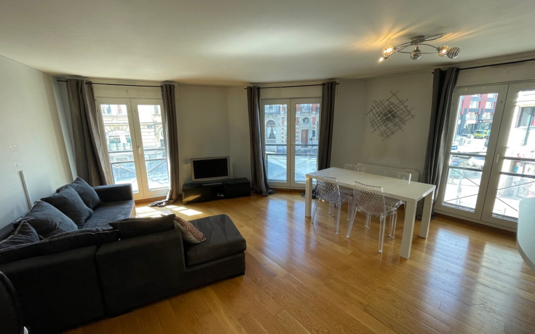 À LOUER – T3 MEUBLÉ de 78 m², Rue Nationale – LILLE-CENTRE