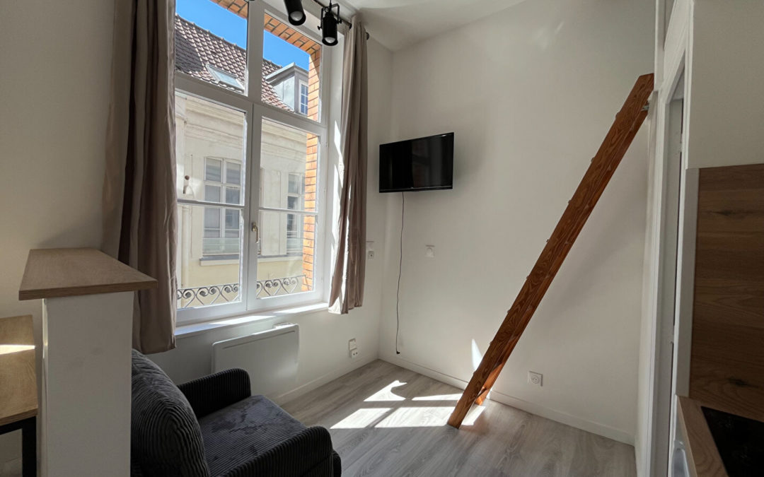 Studio de 13,98 m² MEUBLES A DISPOSITION, rue des 2 épées – Nouveau Siècle