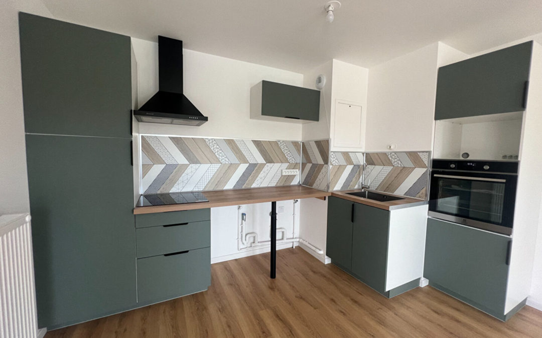 T2 non meublé de 43.40 m², impasse Roger Bouvry – SECLIN