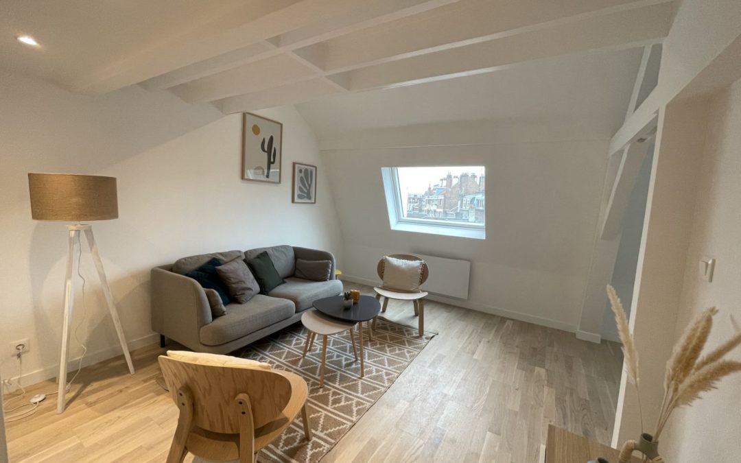 Magnifique T1 TER neuf en duplex, entièrement meublé – rue Solférino – LILLE !