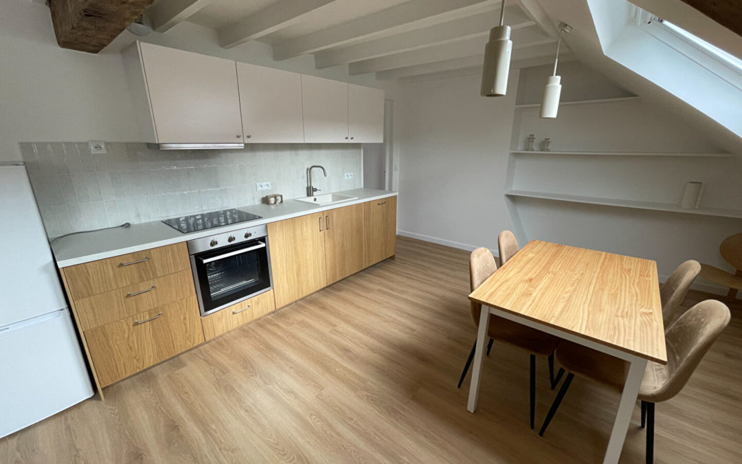 À LOUER – T2 bis de 65 m² avec mise à disposition du mobilier, Rue Bartholomé Masurel – VIEUX-LILLE