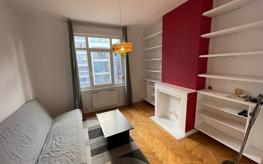 À LOUER – T3 MEUBLÉ de 54.45 m², Rue du Molinel – LILLE-CENTRE