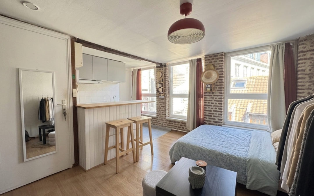 STUDIO VIEUX-LILLE DERNIER ETAGE