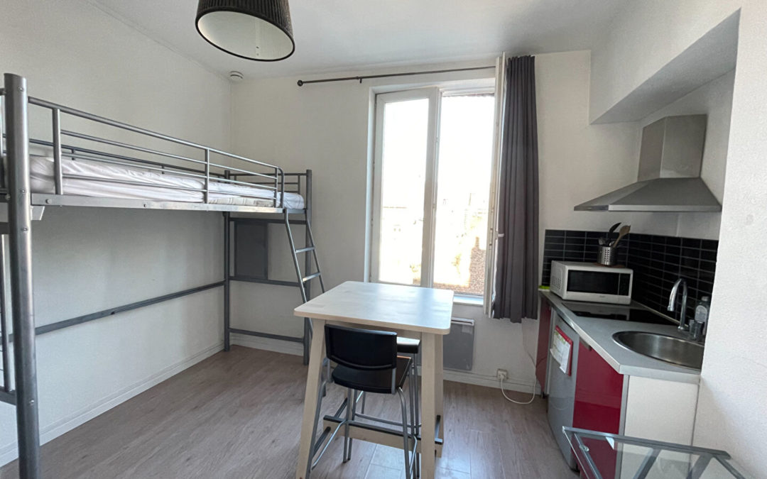 Studio meublé 13.93 m2, Boulevard Victor Hugo
