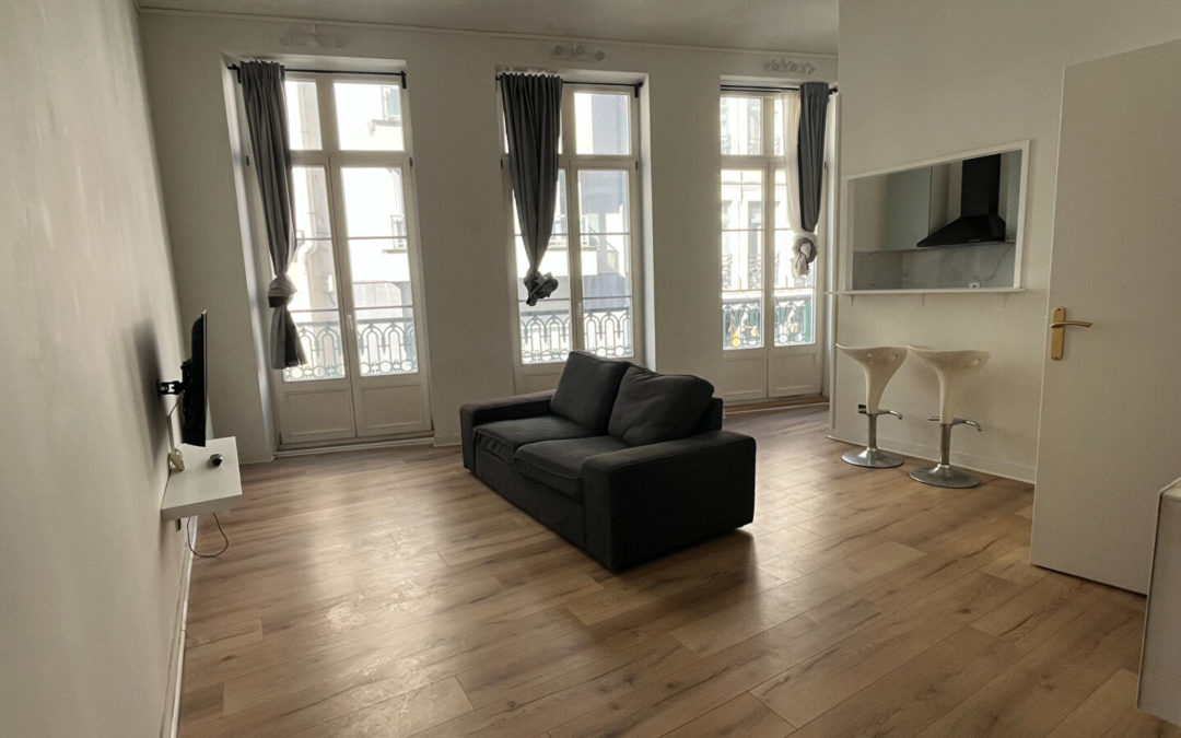 A LOUER – STUDIO AVEC MISE A DISPOSITION DU MOBILIER de 34,09m2 – Rue des Arts