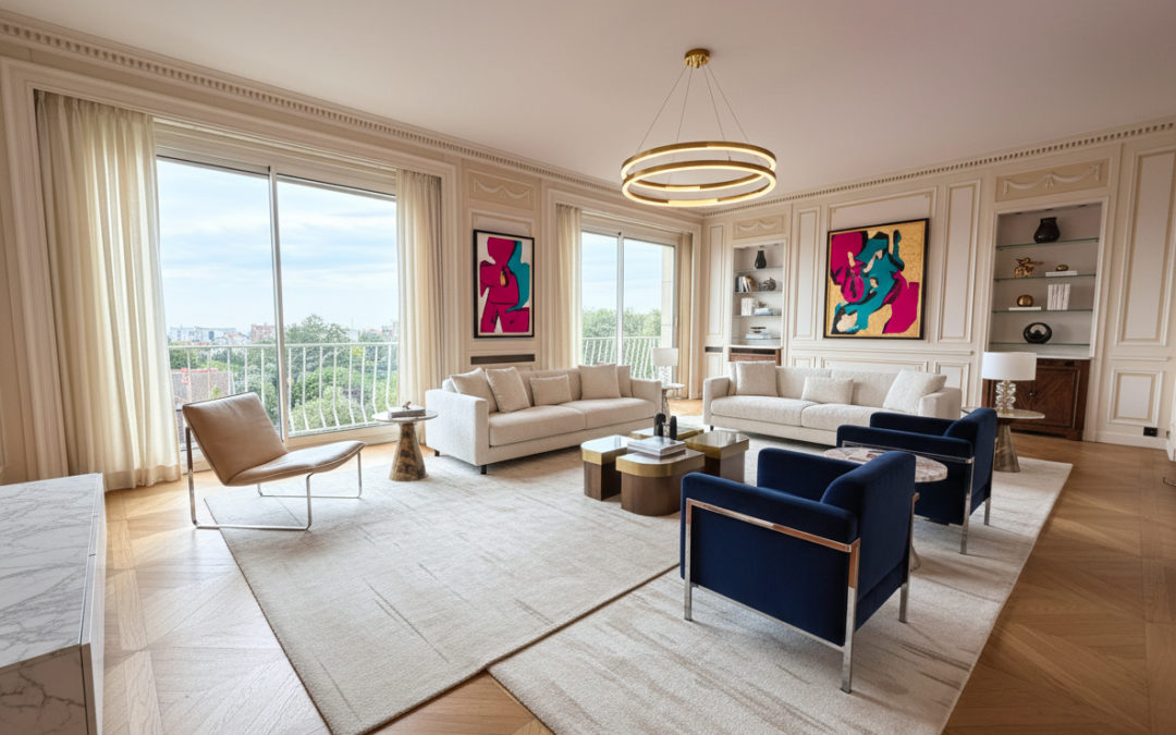 APPARTEMENT T6 EN DUPLEX AVEC TERRASSE, GARAGES ET CAVES, DERNIER ÉTAGE – SAINT MAUR