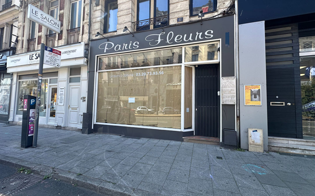 Local commercial 60 m2 – Av jean jaurès Roubaix